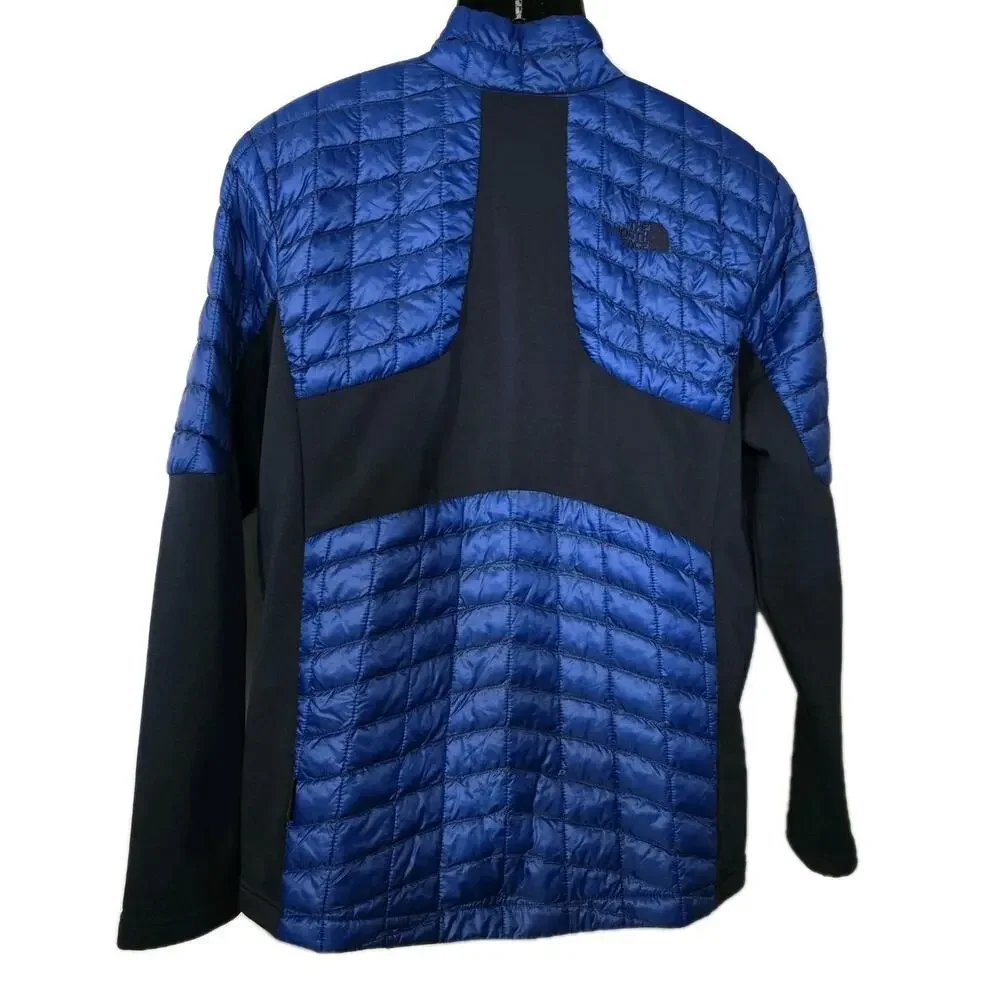 The North Face Momentum Thermoball Puffer Jacket Men's Sz L Blue Performance